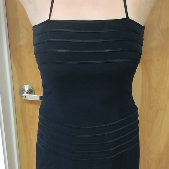 Niteline Della Roufogali Black Evening Gown Prom Dress size 6 - Picture 1 of 7